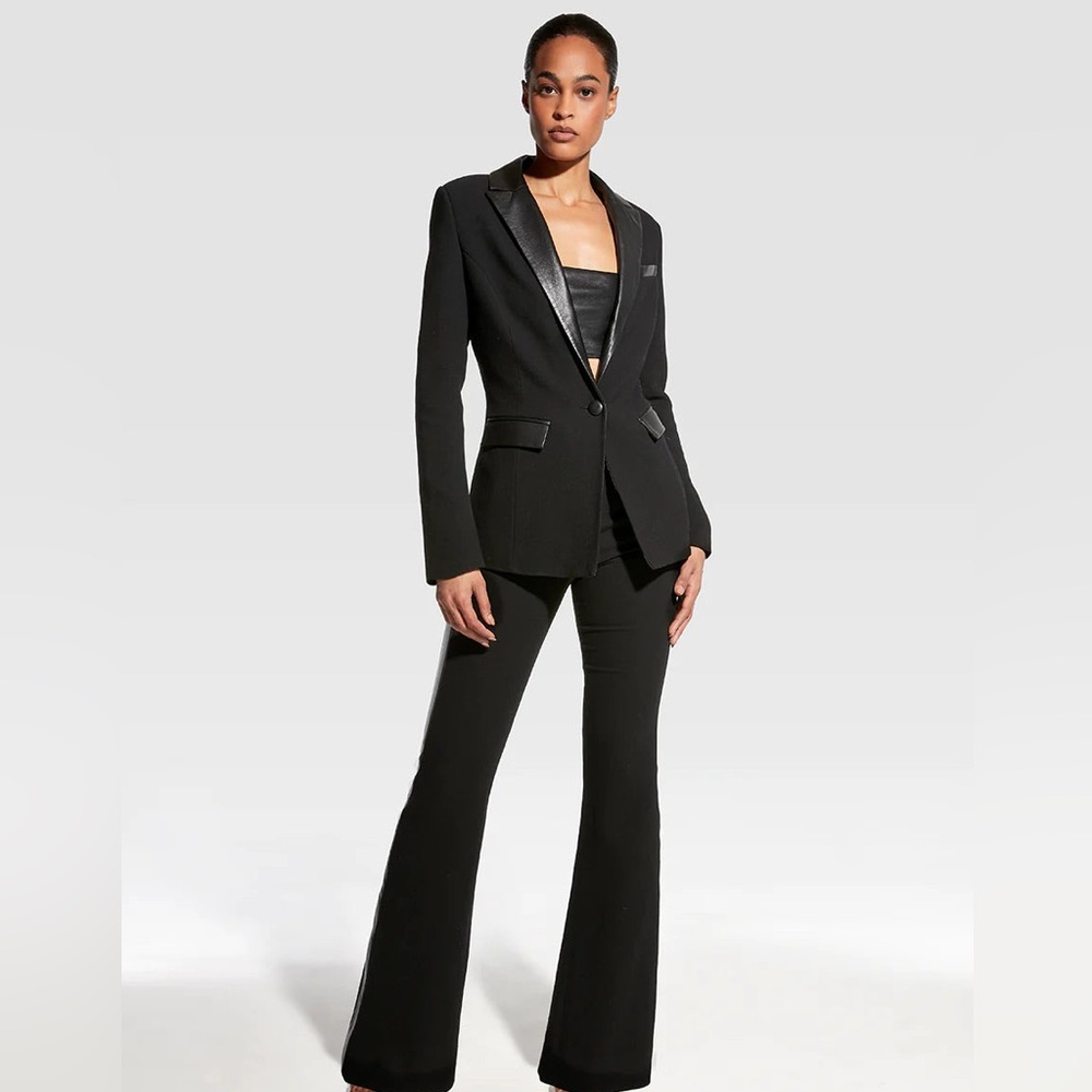 ASbyDF Rory Tuxedo Jacket- black
